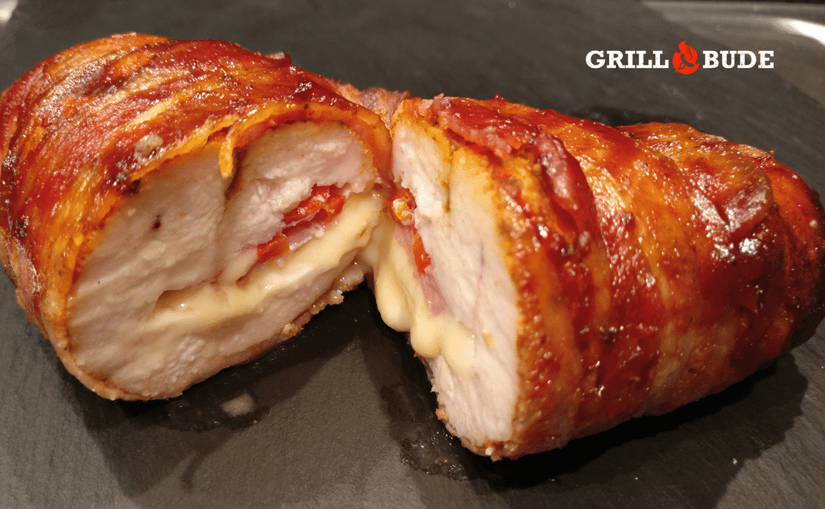 Chicken-Bacon Cordon Blue vom Grill – Swiss Style