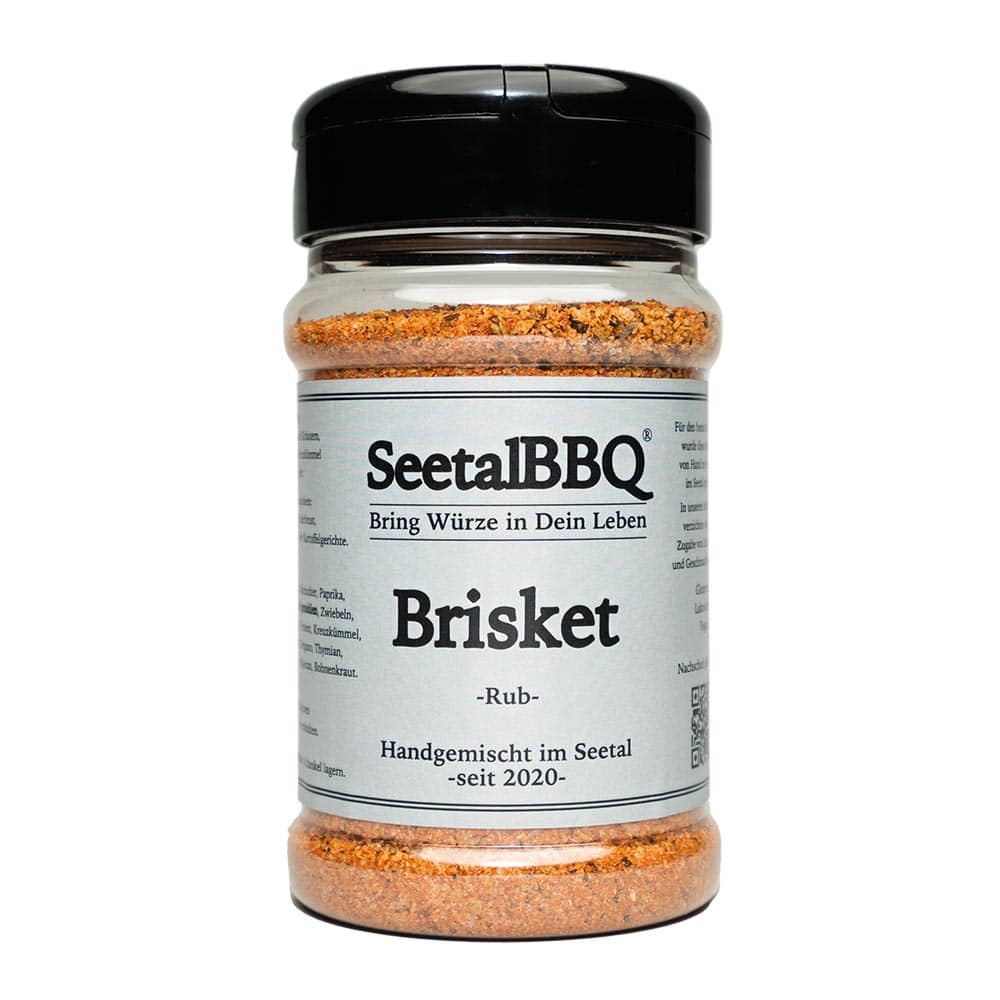 Würziger Brisket Rub von Seetal BBQ, für optimale Würze