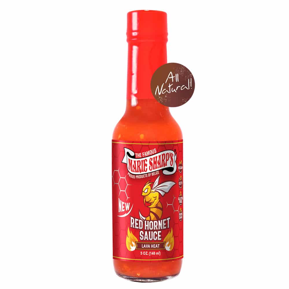 Marie Sharps Red Hornet mit Trinidad Scorpion Habaneros