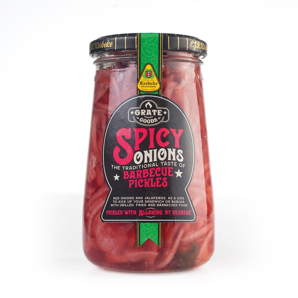 Spicy Onions Barbecue Pickles von Grate Goods