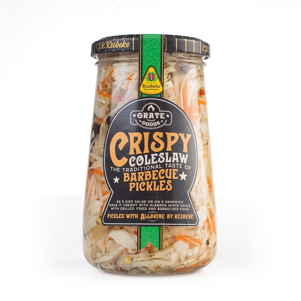 Crispy Coleslaw Barbecue Pickles von Grate Goods