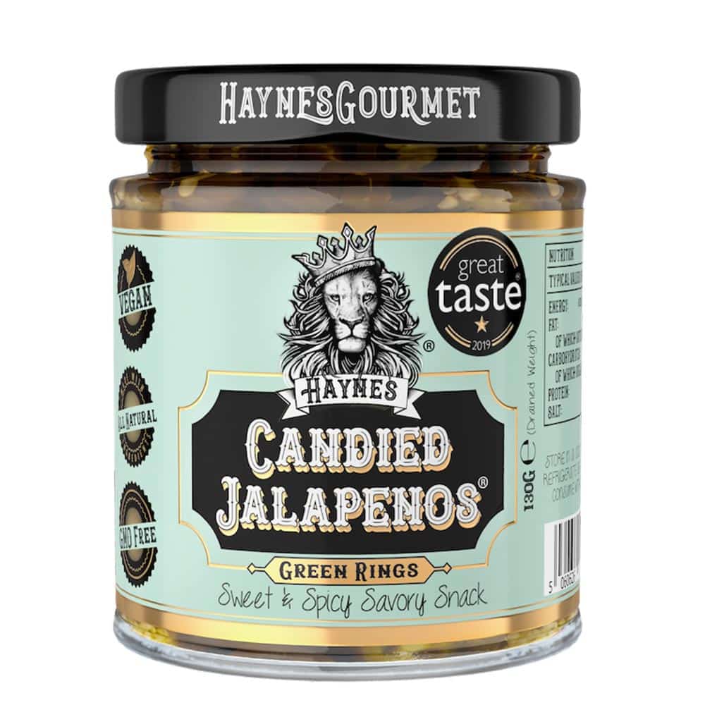 Kandierte Jalapenos (Green) von Haynes Gourmet