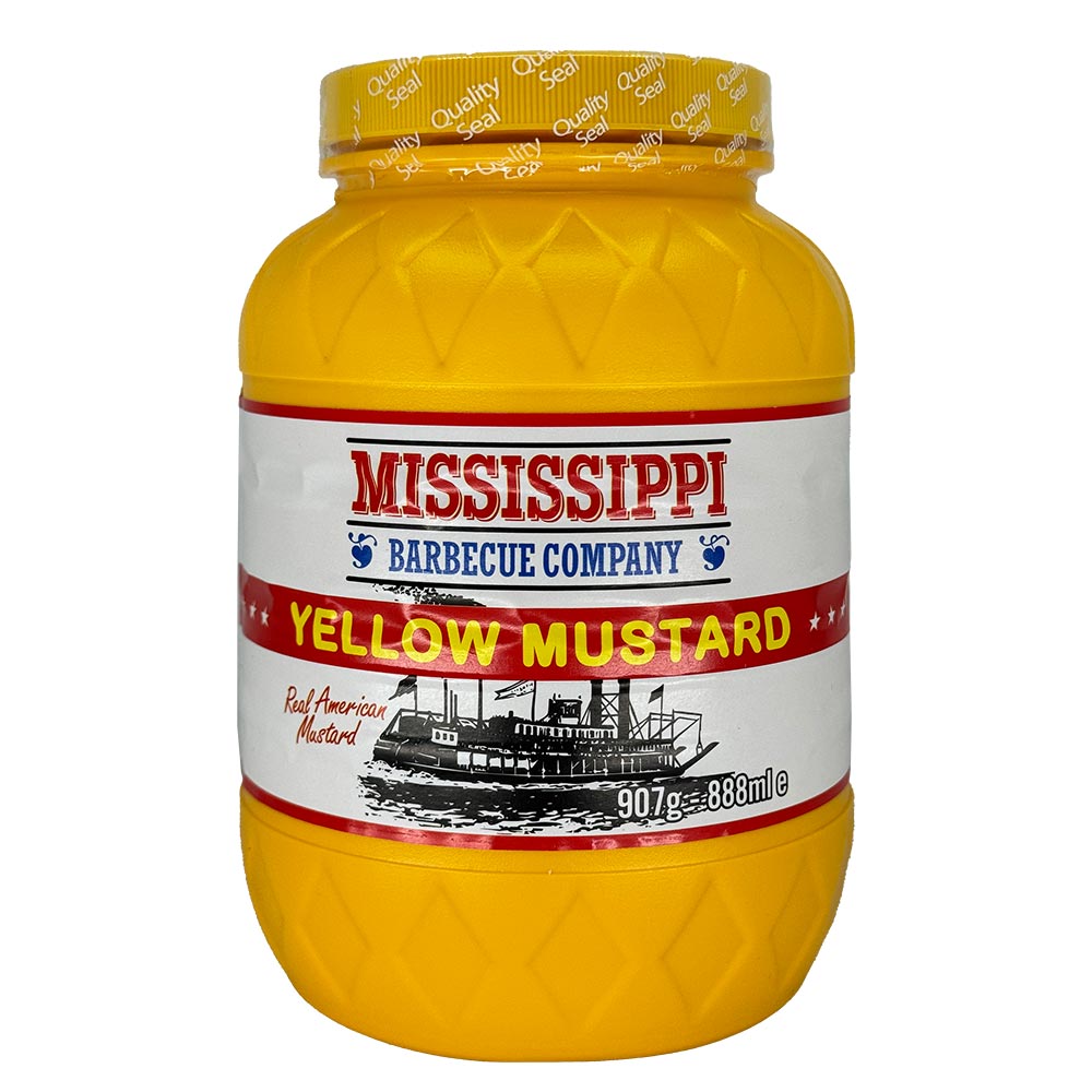 Mississippi Barbecue Yellow Mustard Senf (XL, 907gr)
