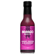Ghost Pepper & Blueberry Hot Sauce von Bravado Spice Co. aus den U.S.A.