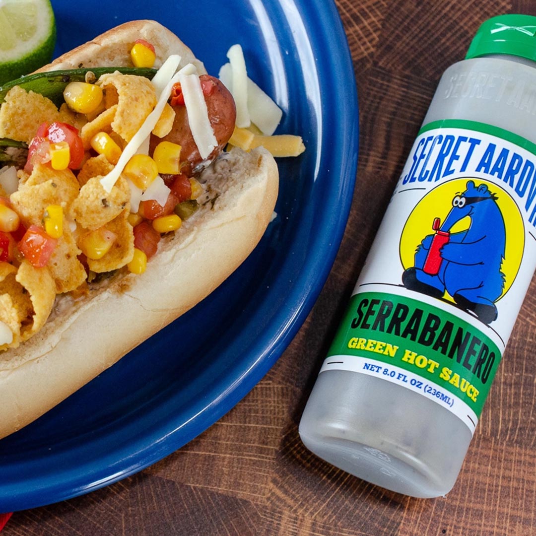Secret Aardvark Serrabanero Sauce