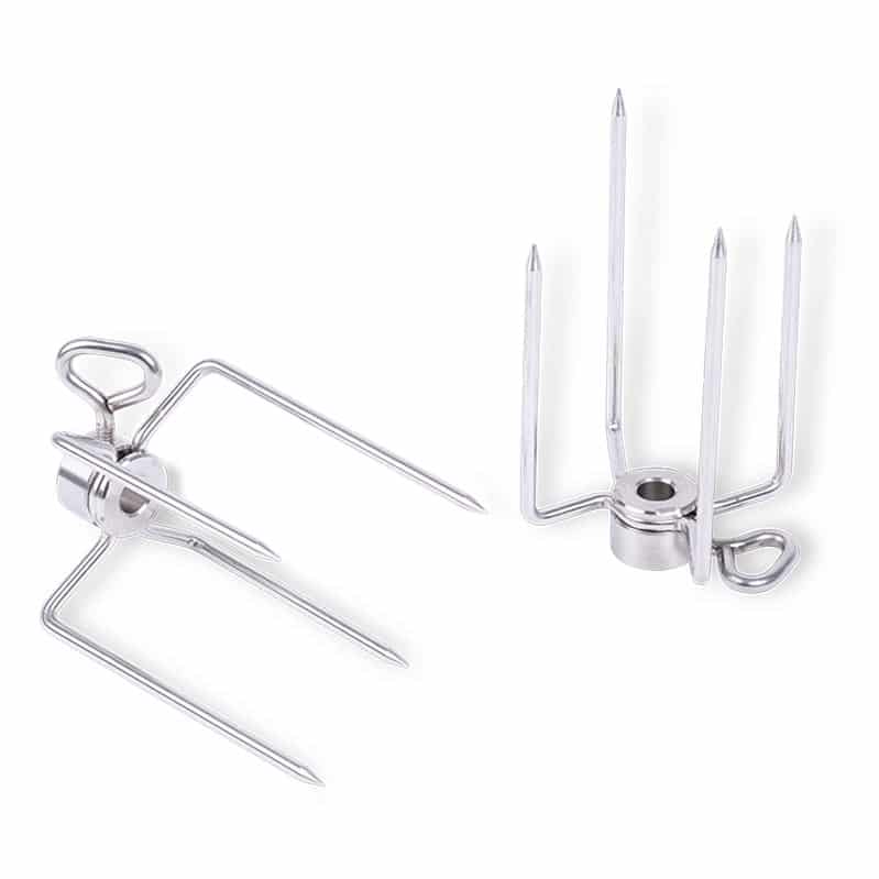 Spiessgabeln 2er Set für Rotisserie bis 10mm
