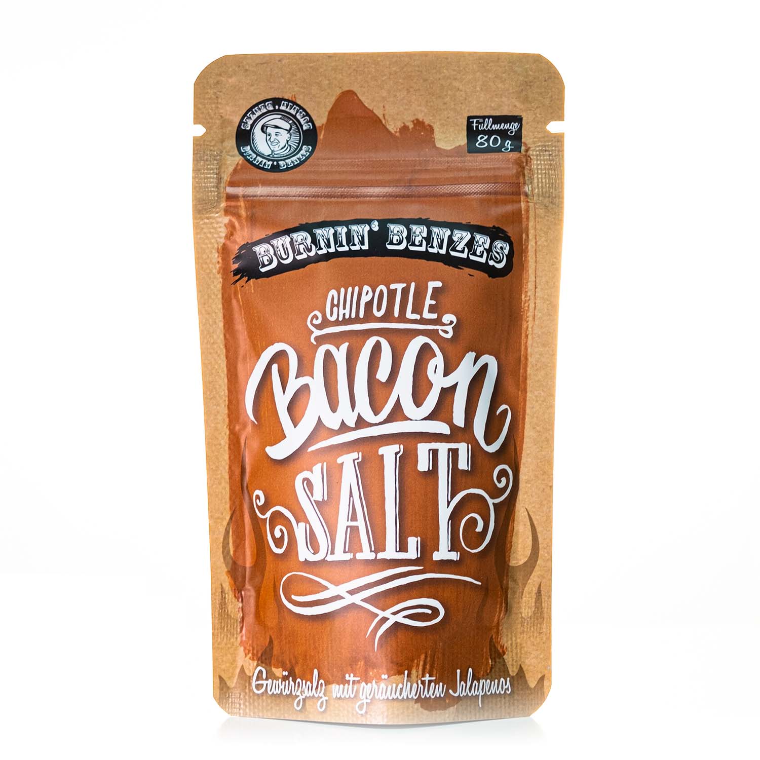 Bacon Salt ist wie es der Name schon sagt ein Salz mit Speckgeschmack und Chipotles.
