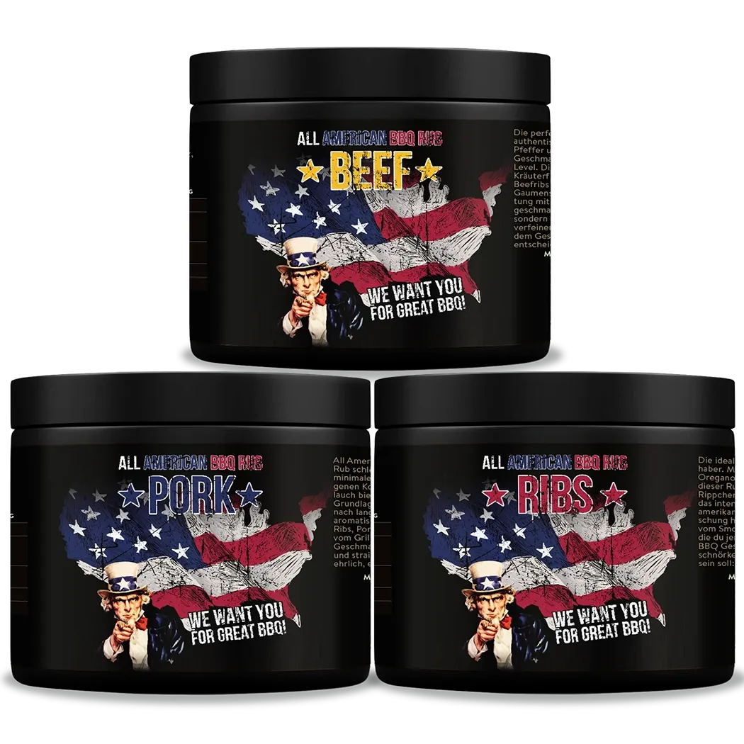 All American BBQ XXL 3er Set