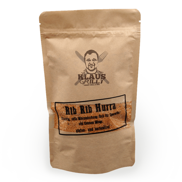 Rib Rib Hurra - Spare Ribs Rub von Klaus Grillt