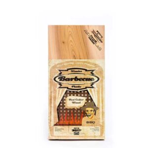 Axtschlag Grill Brett Western Red Cedar Wood - Grillbrett Rot Zeder