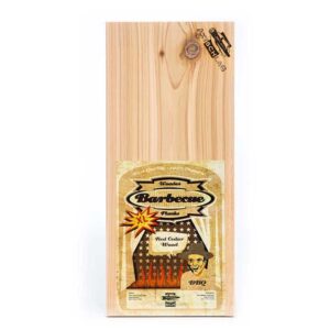 Axtschlag Grill Brett Western Red Cedar Wood - XL Grillbrett Rot Zeder