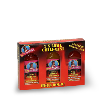Hot Mamas Chili Mini Saucen Set