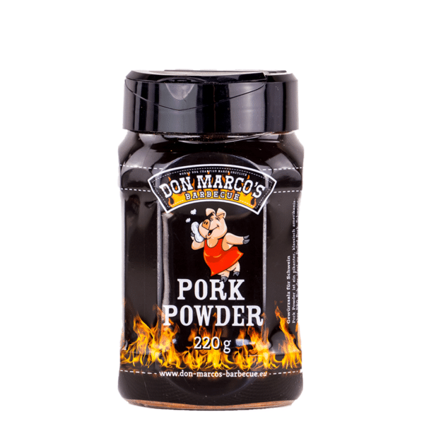Don Marcos Pork Powder, BBQ Rub mit wenig Zucker