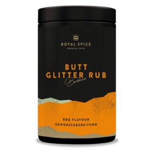 Butt Glitter Rub, leicht scharf mit herbem Frucht Charakter