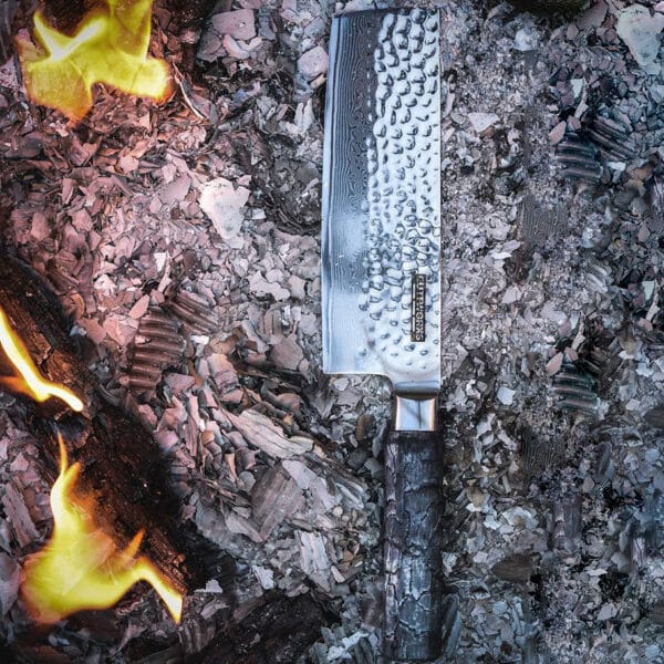 Damast Chefmesser Evolution (Burned Wood)