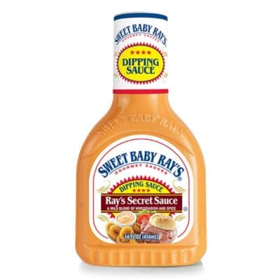 Sweet Baby Ray's Secret Sauce, die milde Mischung aus Meerrettich und Gewürzen.