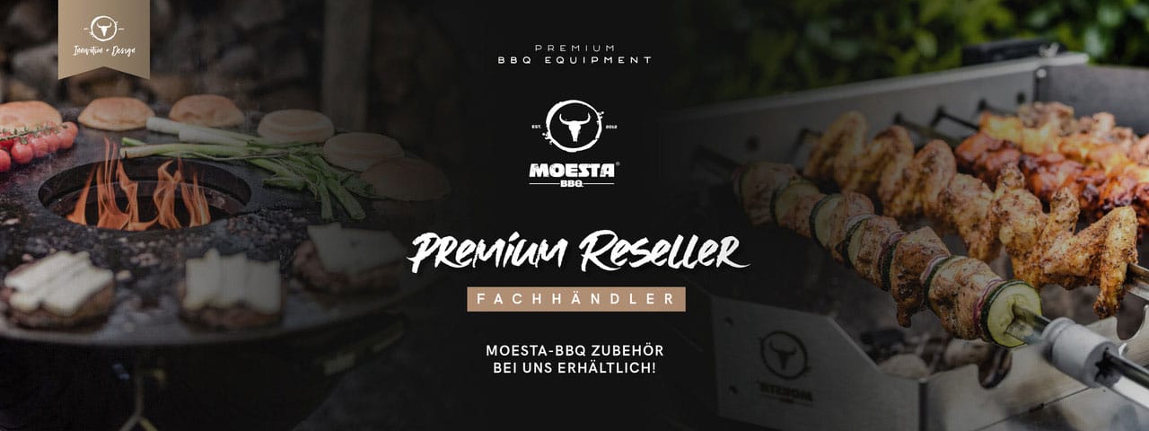 Wir sind Moeste BBQ Premium Reseller