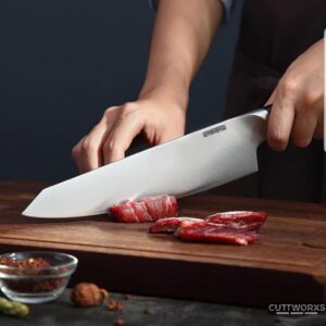 The PURE Chefmesser mit Rosenholzgriff