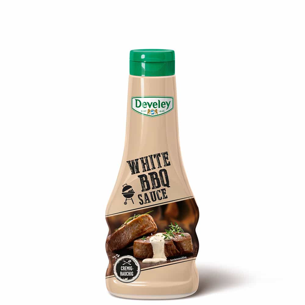 White BBQ Sauce (250ml) für Steaks, Burger etc. GrillBude.ch