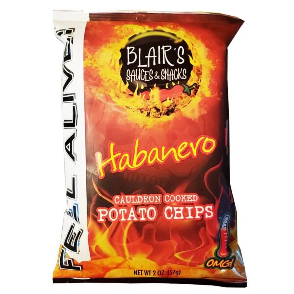 Blair's Habanero Chips gehören zu den schärfsten Chips der Welt