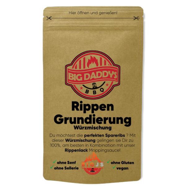 Die Rippen Grundierung ist die perfekte, würzige Ergänzung zum Rippen Lack, für einfache und superfeine Spare Ribs!