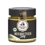 Der Meerrettich Senf (Bio) von Münchner Kindl ist einer der schärfsten und auch beliebtesten Senfspezialitäten von Münchner Kindl.