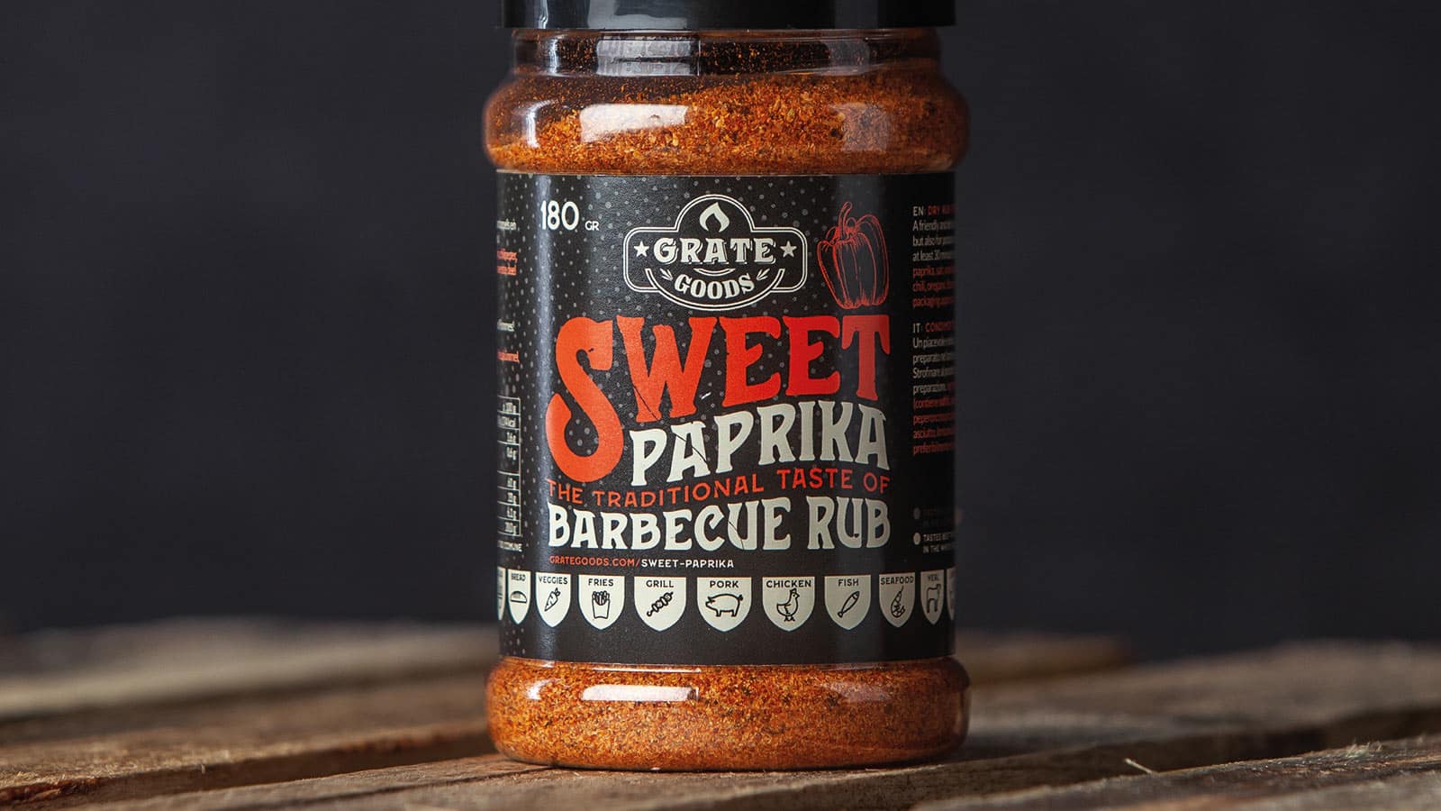 Sweet Paprika Barbecue Rub von Grate Goods GrillBude.ch