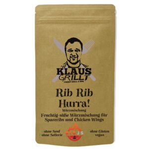 Rib Rib Hurra - Spare Ribs Rub von Klaus Grillt