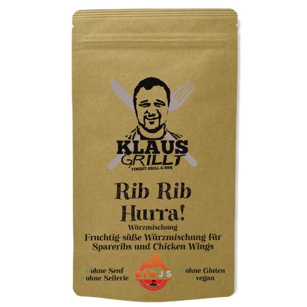 Rib Rib Hurra - Spare Ribs Rub von Klaus Grillt