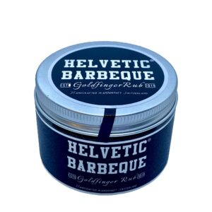 Goldfinger Rub von Helvetic Barbecue, mit echtem Gold