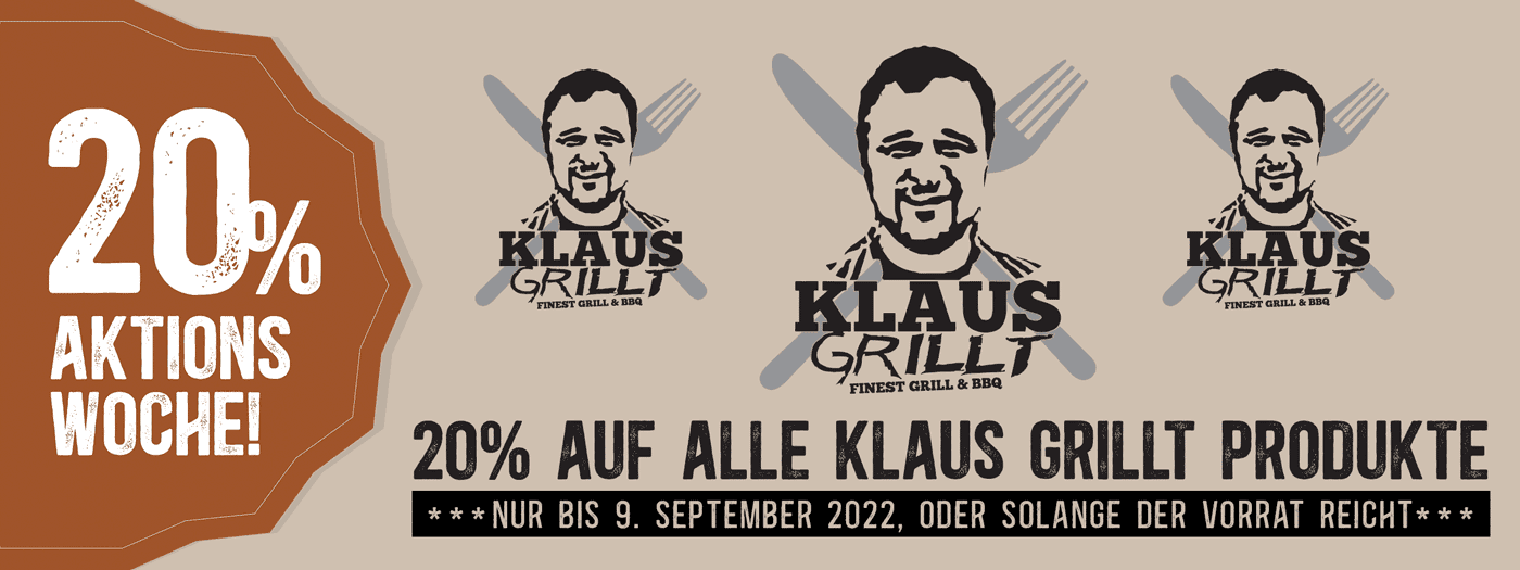 Klaus Grillt Aktionswoche!
