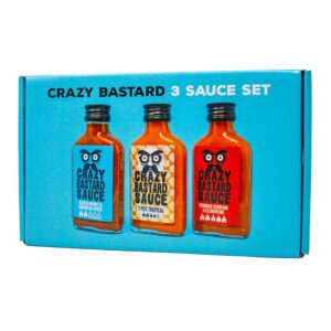 Crazy Bastard Caribbean Box (3er Set Hot-Saucen)
