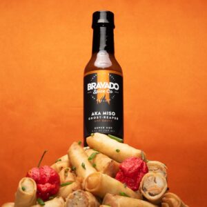 Aka Miso Ghost Reaper Hot Sauce Bravado Spice Co.