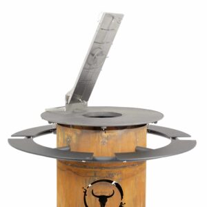 Adapter für Flammlachsbrett zur Befestigung an der Grillplatte (Jörn)